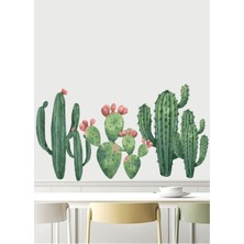 Piksel Grafik Kaktüs Duvar Sticker