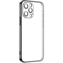 Apple iPhone 12 Pro Kılıf Htstore Krep Kapak-Siyah