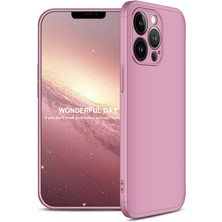 Apple iPhone 13 Pro Kılıf Htstore Ays Kapak-Rose Gold
