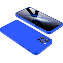 Apple iPhone 12 Pro Kılıf Htstore Zore Ays Kapak-Mavi