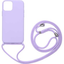 Apple iPhone 12 Mini Kılıf Htstore Zore Ropi Kapak-Mor
