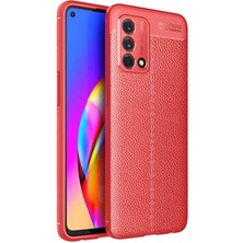 Oppo A74 4g Kılıf Htstore Zore Niss Silikon-Kırmızı