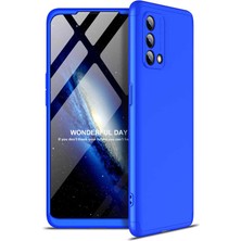 Oppo A74 4g Kılıf Htstore Zore Ays Kapak-Mavi