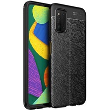 Galaxy A03S Kılıf Htstore Niss Silikon-Siyah