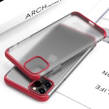 Apple iPhone 11 Pro Max Kılıf Htstore Zore Nili Kapak-Kırmızı