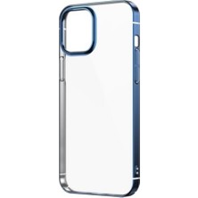 Apple iPhone 12 Pro Max Kılıf Htstore Zore Pixel Kapak-Lacivert