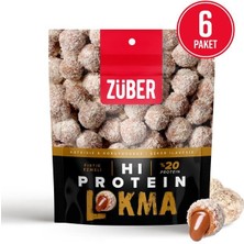 Züber Hi Protein Lokma Fıstık Ezmeli, 84G x 6 Paket