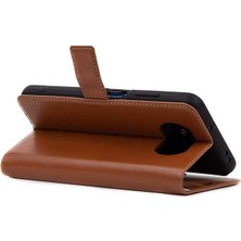 Reeder P13 Blue 2021 Kılıf Htstore Htstore Zore Kar Deluxe Kapaklı Kılıf-Kahverengi