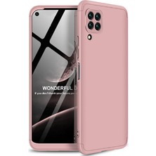 Huawei P40 Lite Kılıf Htstore Zore Ays Kapak-Rose Gold
