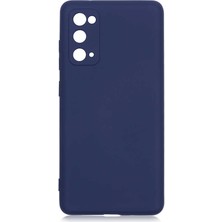 Galaxy S20 Fe Kılıf Htstore Zore Mara Lansman Kapak-Lacivert