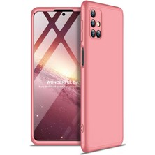 Galaxy M31S Kılıf Htstore Zore Ays Kapak-Rose Gold