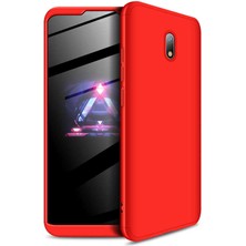 HTstore Xiaomi Redmi 8A Kılıf Htstore Zore Ays Kapak-Kırmızı