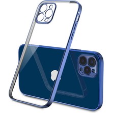 Apple iPhone 12 Pro Max Kılıf Htstore Zore Gbox Kapak-Lacivert
