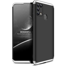 HTstore Galaxy M31 Kılıf Htstore Zore Ays Kapak-Siyah-Gri