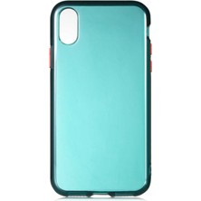 Apple iPhone Xs Max 6.5 Kılıf Htstore Zore Bistro Kapak-Koyu Yeşil