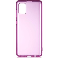 Galaxy A31 Kılıf Htstore Zore Bistro Kapak-Mor