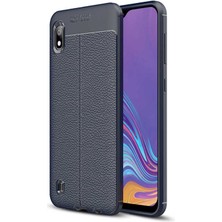 Galaxy A10 Kılıf Htstore Zore Niss Silikon-Lacivert