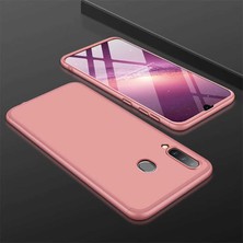 Galaxy A70 Kılıf Htstore Zore Ays Kapak-Rose Gold