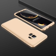 Galaxy S9 Kılıf Htstore Zore Ays Kapak-Gold