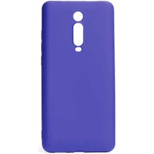 HTstore Xiaomi Mi 9t Kılıf Htstore Htstore Zore Premier Silikon Kapak-Saks Mavi