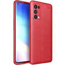 Oppo Reno 5 Pro 5g Kılıf Htstore Zore Niss Silikon-Kırmızı