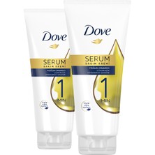 Dove 1 Minute Serum Saç Bakım Kremi Yoğun Onarıcı 170 ml X2 Adet