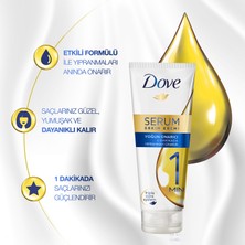 Dove 1 Minute Serum Saç Bakım Kremi Yoğun Onarıcı 170 ml X2 Adet