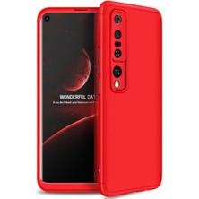 HTstore Xiaomi Mi 10 Pro Kılıf Htstore Zore Ays Kapak-Kırmızı