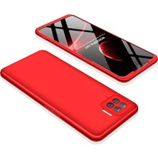 Oppo Reno 4 Lite Kılıf Htstore Zore Ays Kapak-Kırmızı