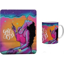 Flipped Dream Girl Mousepad ve Kupa Seti