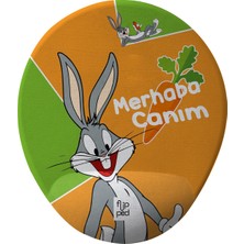 Flipped Bugs Bunny Mousepad, Kupa ve Bardak Altlığı Hediye Seti