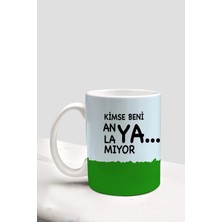 Flipped Kimse Beni Anlayamıyor Doodle Kupa Bardak