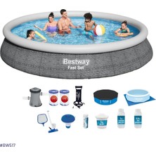 Bestway Büyük Şişme Havuz Seti 457X84CM Bw 517