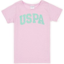 U.S. Polo Assn. Kız Çocuk Manolya Basic T-Shirt 50246803-VR211