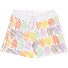 U.S. Polo Assn. Kız Çocuk Beyaz Örme Şort 50247121-VR013