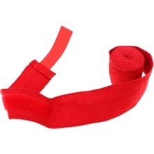 Catrne 5 cm x 2,5 M Spor Sapanlar Boks Tay Mma Taekwondo Bandaj El Sarar Pamuk Kırmızı (Yurt Dışından)