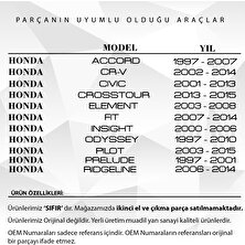 Alpha Auto Part Honda Accord Cr-V Civic Insight Için Tampon Klipsi-10 Adet