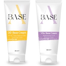 Base Dd Base Cream Koyu Tenlere Özel -Vita Multivitamin Cream Özel 2'li Set