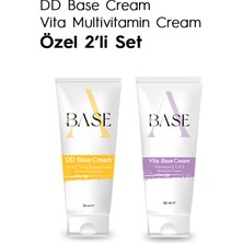 Base Dd Base Cream Koyu Tenlere Özel -Vita Multivitamin Cream Özel 2'li Set