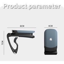 Sunsky Manyetik Hud Araba Cep Telefonu Braketi Derin Siyah (Yurt Dışından)