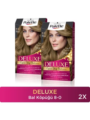 Palette Deluxe Saç Boyası 8-0 Bal Köpüğü X 2 Adet