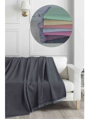 Denizli Concept Elite Koltuk Örtüsü Siyah 175x230