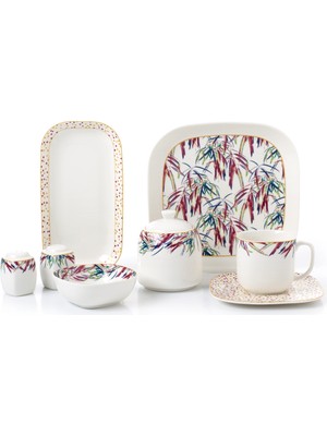 Korkmaz Kappa Collection 28 Parça Kahvaltı Takımı