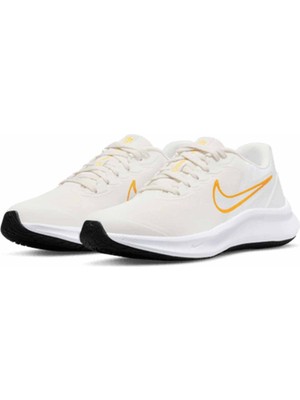 Nike Star Runner 3 (Gs) Kadın Yürüyüş Koşu Ayakkabı DA2776-010-KREM