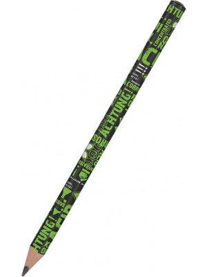 Bruno Visconti Happy Graphix Jumbo Kurşun Kalem 4B 3,5 mm Dikkat 21-0062/19 Yeşil Renkli Üç Yüzlü Tasarım