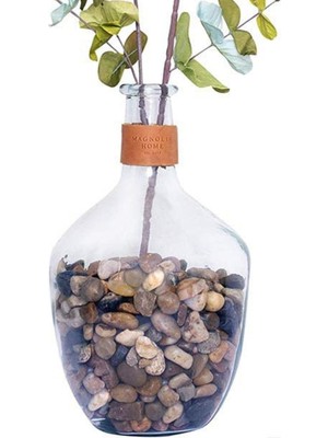 1 kg Doğal Dekoratif Cilalı Karışık Çakıl Taşı, Peyzaj Dolgusu