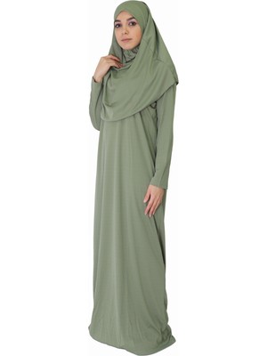 Zehranaz Namaz Elbisesi Açık Haki Xxl