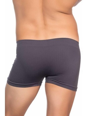 Emay 2102 Seamless Soft Erkek Boxer Antrasit