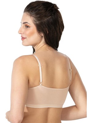 Emay 1423 Modal Cotton Kaplı Büstiyer Ten
