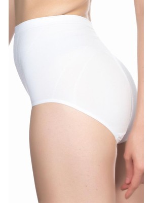 Emay 2016 Seamless Klasik Slip Korse Beyaz
